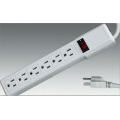 6-Outlet 790 Joule Surge Protector Power Plug Power Strip